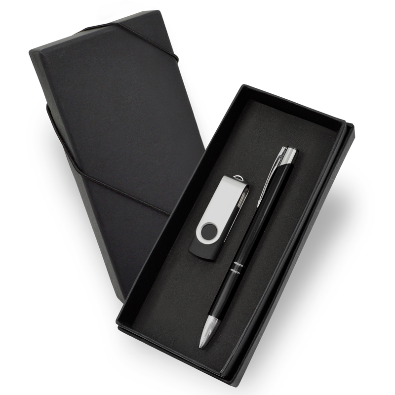 Conjunto Caneta e Pen Drive Brindes