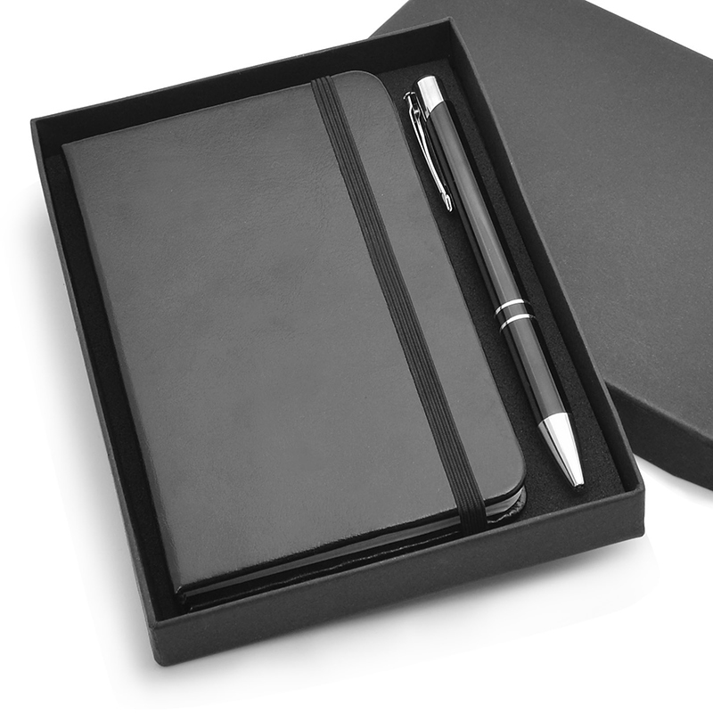 Kit Bloco com Caneta de Metal Promocional