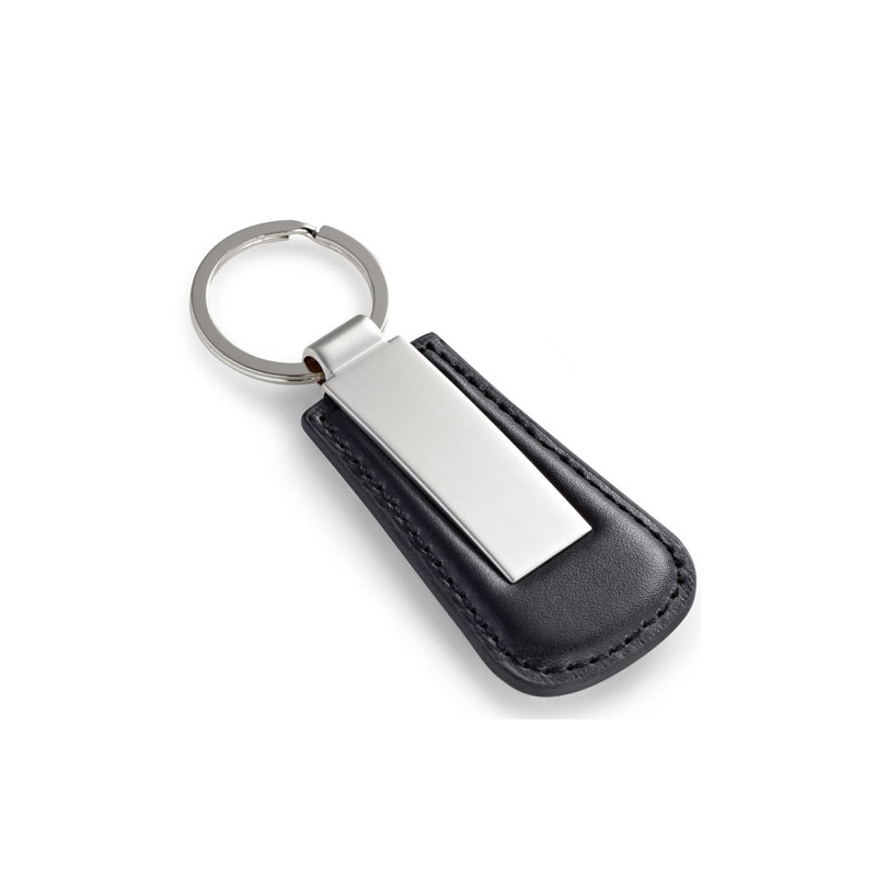Chaveiro de Couro com Metal Promocional