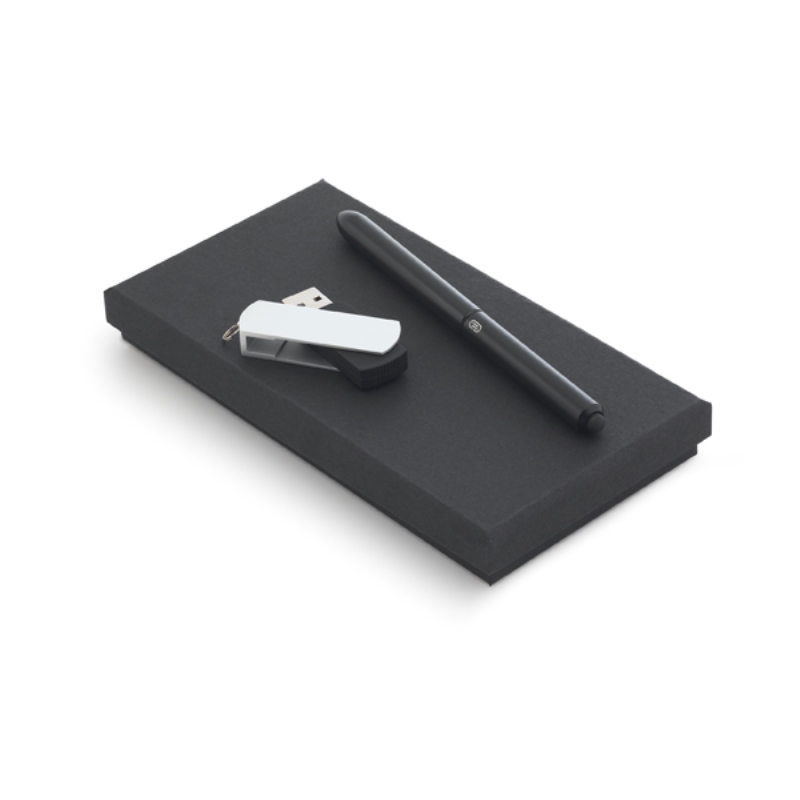 Conjunto de Caneta e Pen drive 8GB Personalizado