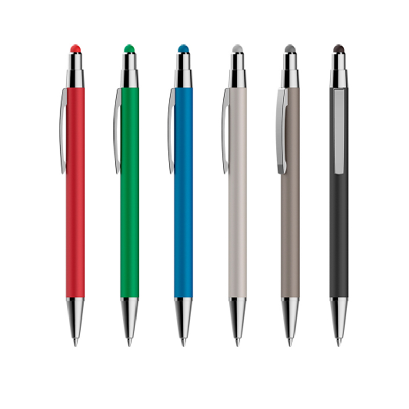 Caneta de Metal com Ponteira Touch Personalizada