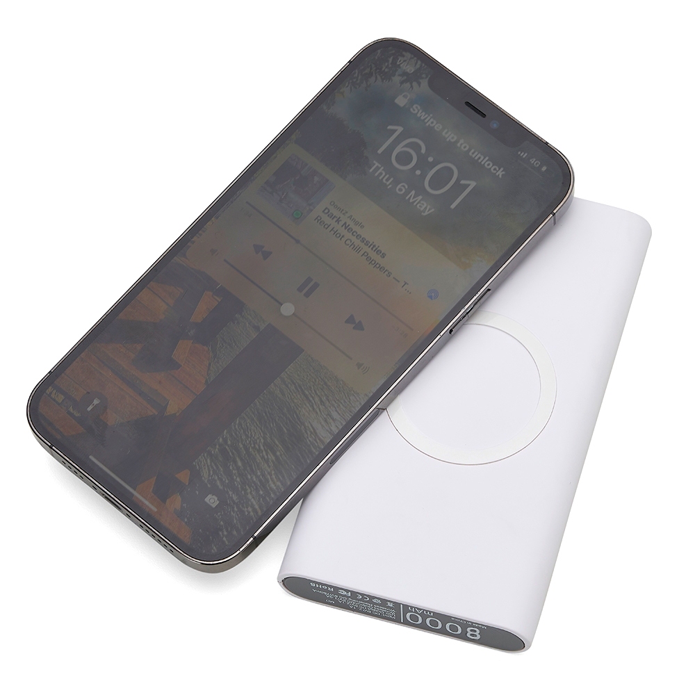 Carregador Portátil Wireless Power Bank 8000mAh Personalizado - segunda imagem