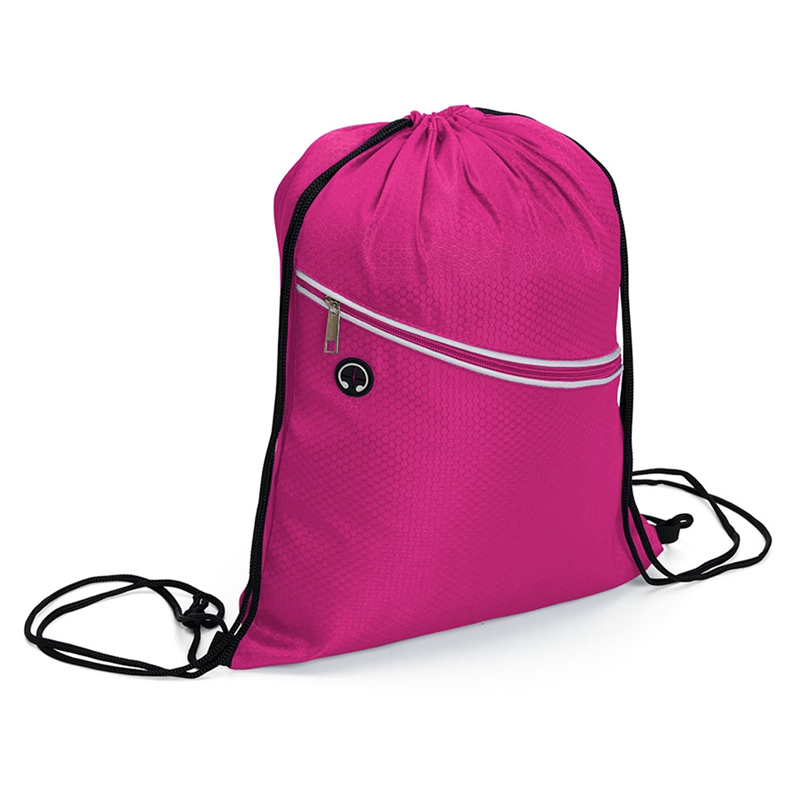 Mochila Saco em Fibra Poliéster Personalizada - segunda imagem