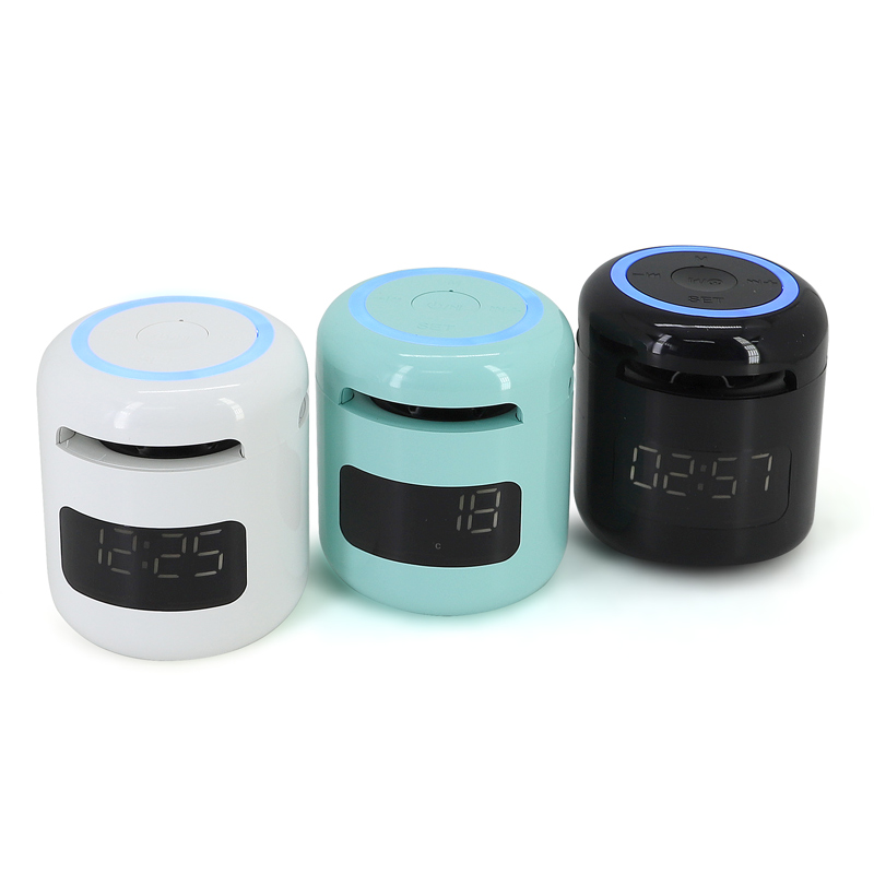 Caixa de Som Bluetooth com Relógio Personalizada