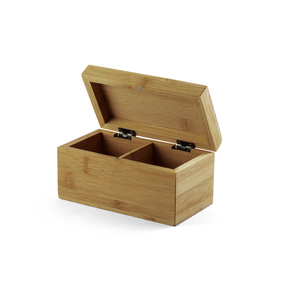 Caixa de Bambu para Sachês de Chá Personalizada
