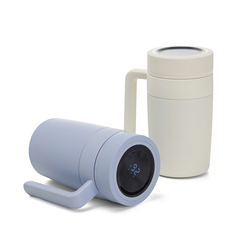 caneca termica com display led - segunda imagem