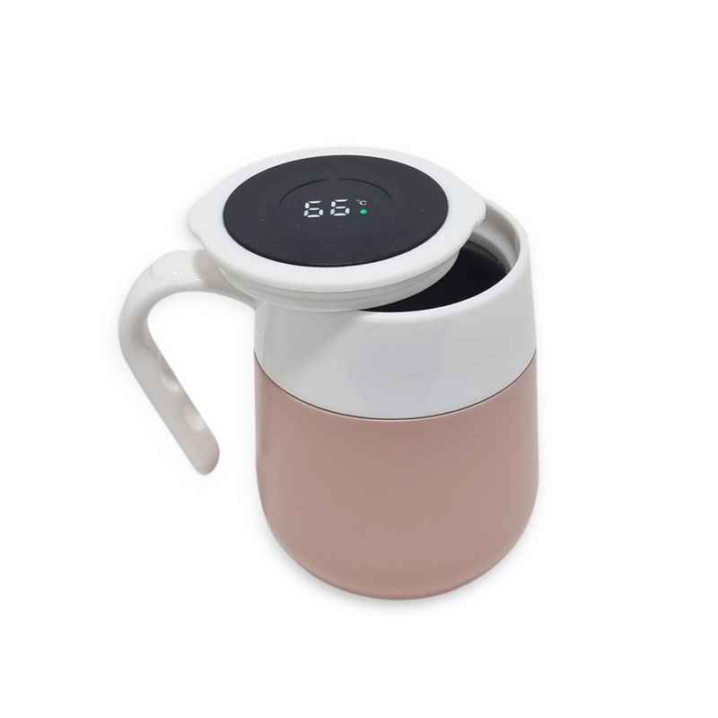 Caneca Térmica com Display LED 500ml Personalizada - segunda imagem