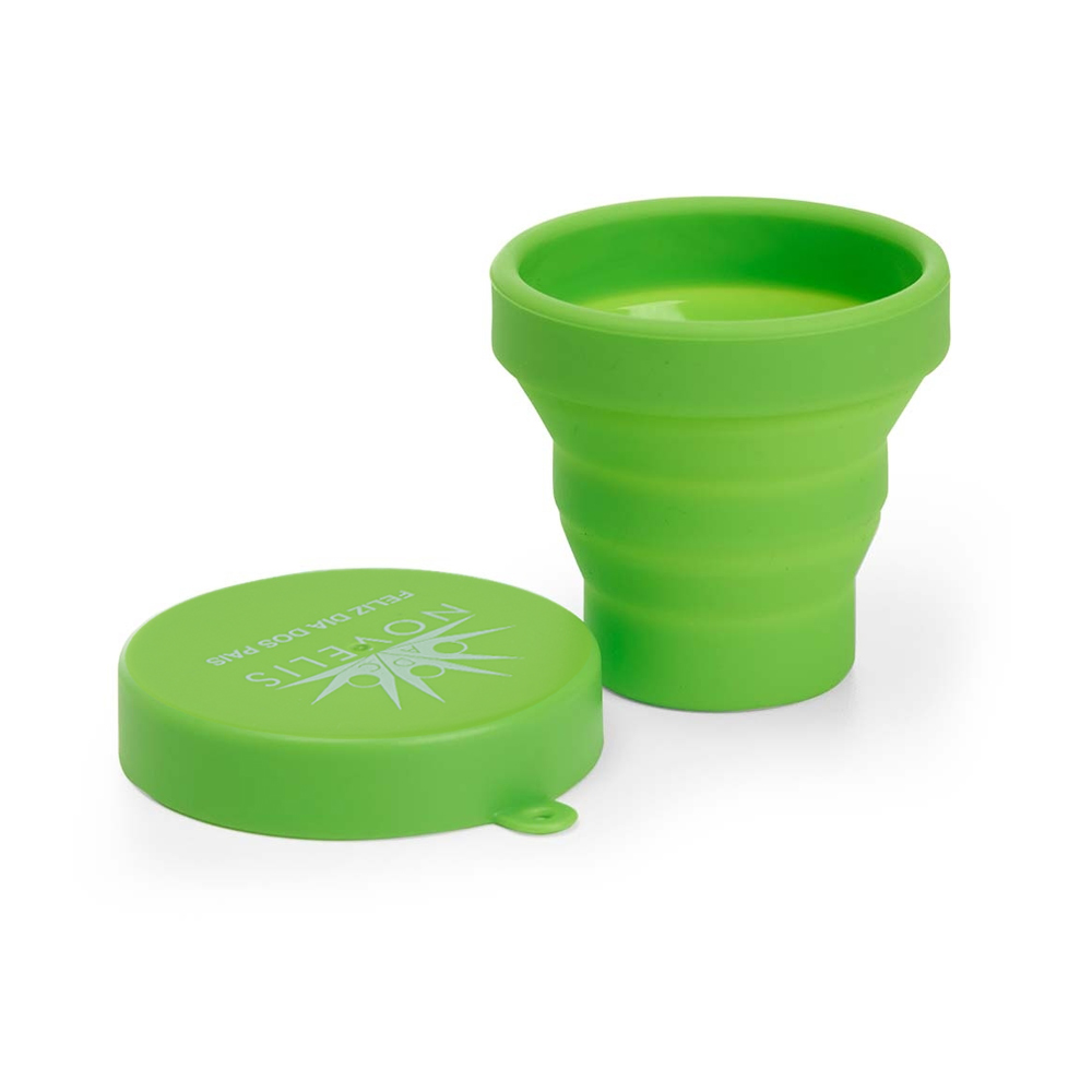 Copo Retrátil de Silicone 150ml Personalizado - segunda imagem