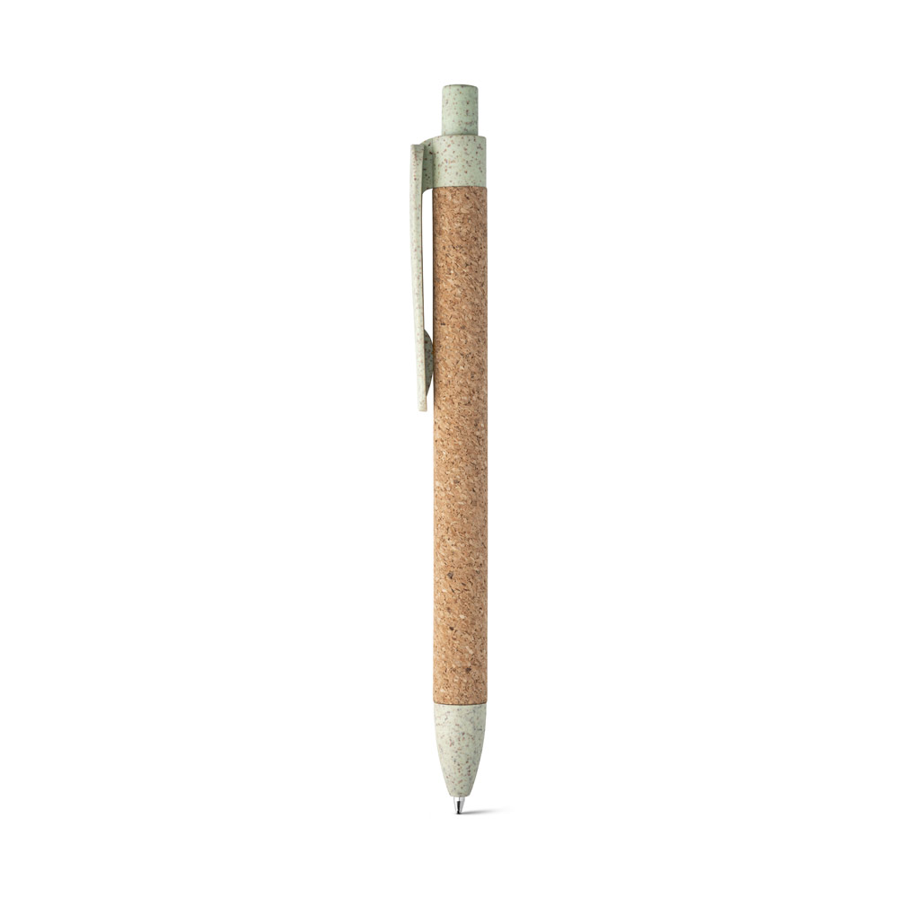 Caneta Esferográfica em cortiça personalizada - segunda imagem