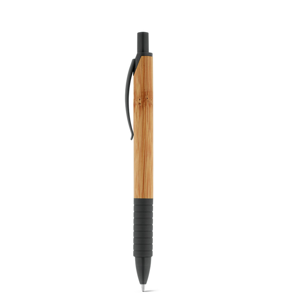 Caneta Esferográfica em bambu Personalizado - segunda imagem