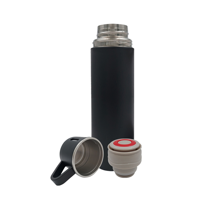 Garrafa Térmica 440ml com 3 Xícaras Personalizada - segunda imagem