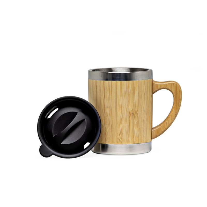 Caneca de Bambu 300ml Personalizada - segunda imagem
