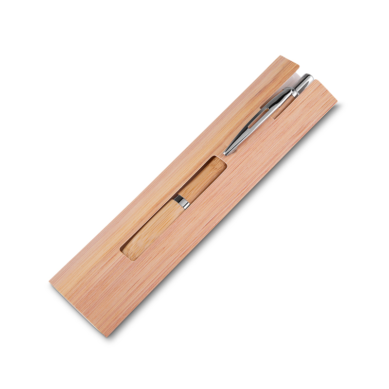 Caneta de Bambu Personalizada - segunda imagem