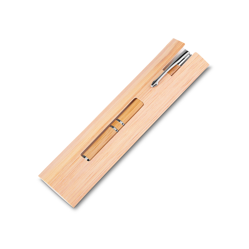 Caneta Ecológica de Bambu Personalizada - segunda imagem