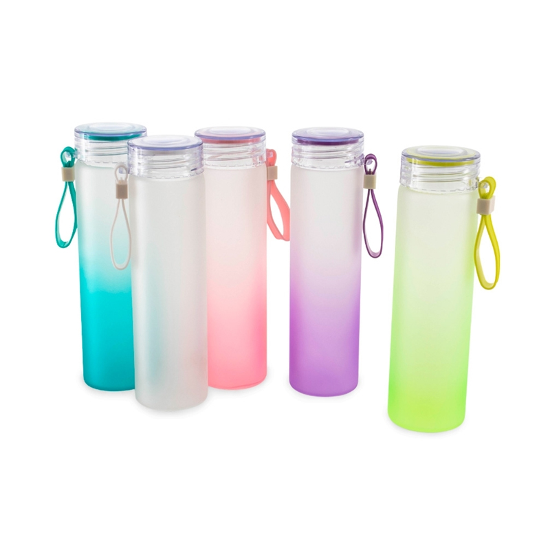 Squeeze Garrafa de Vidro 450ml Personalizada