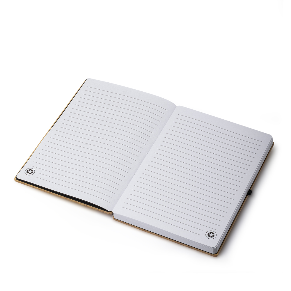 Caderno de Anotações c/ Suporte para Caneta Personalizado