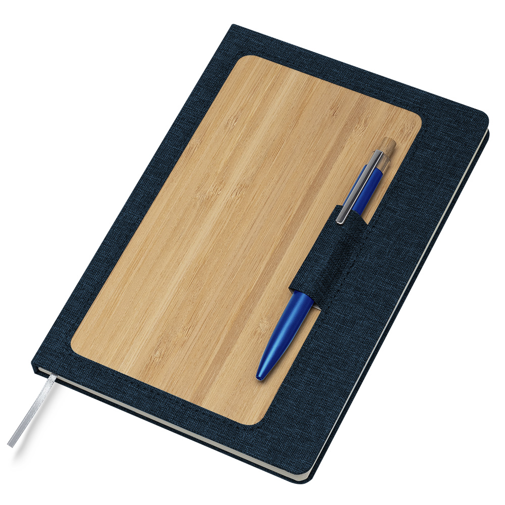 Caderno de Anotações c/ Suporte para Caneta Personalizado - segunda imagem