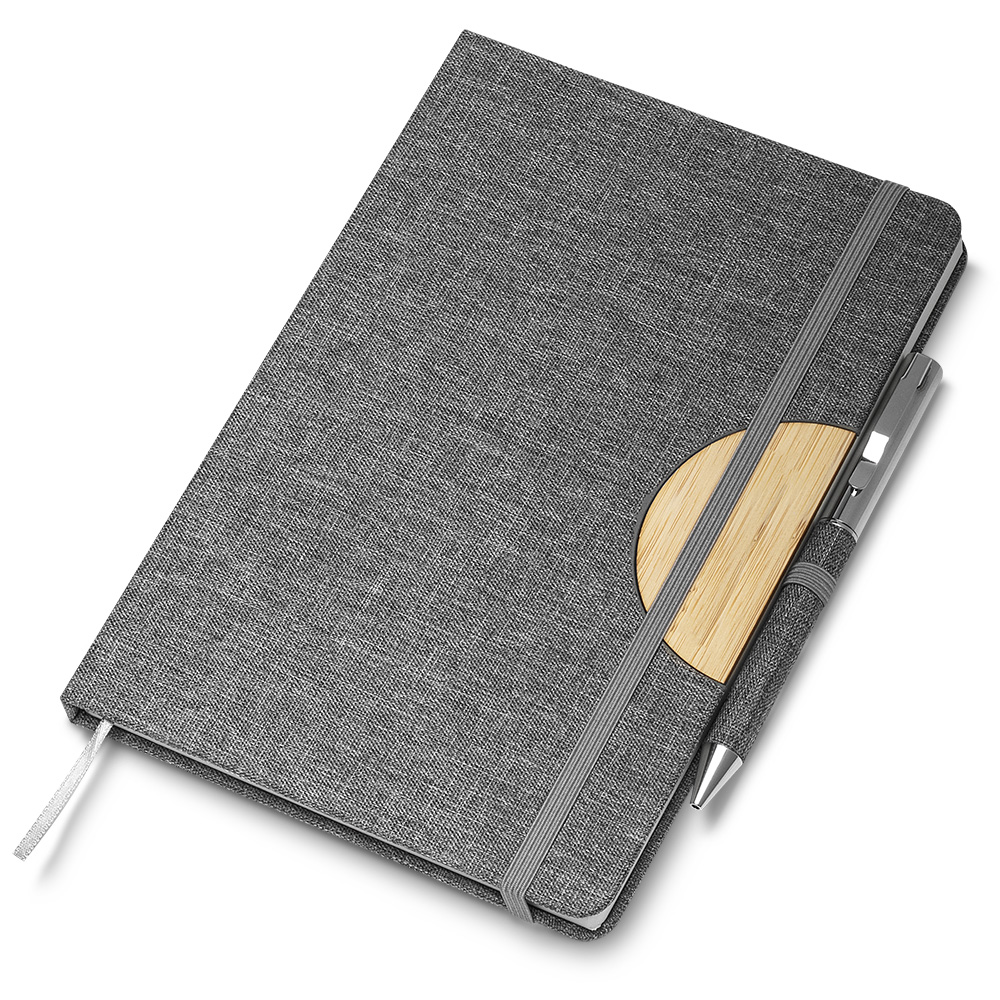 Caderno de Anotações c/ Fechamento com elástico Personalizado - segunda imagem