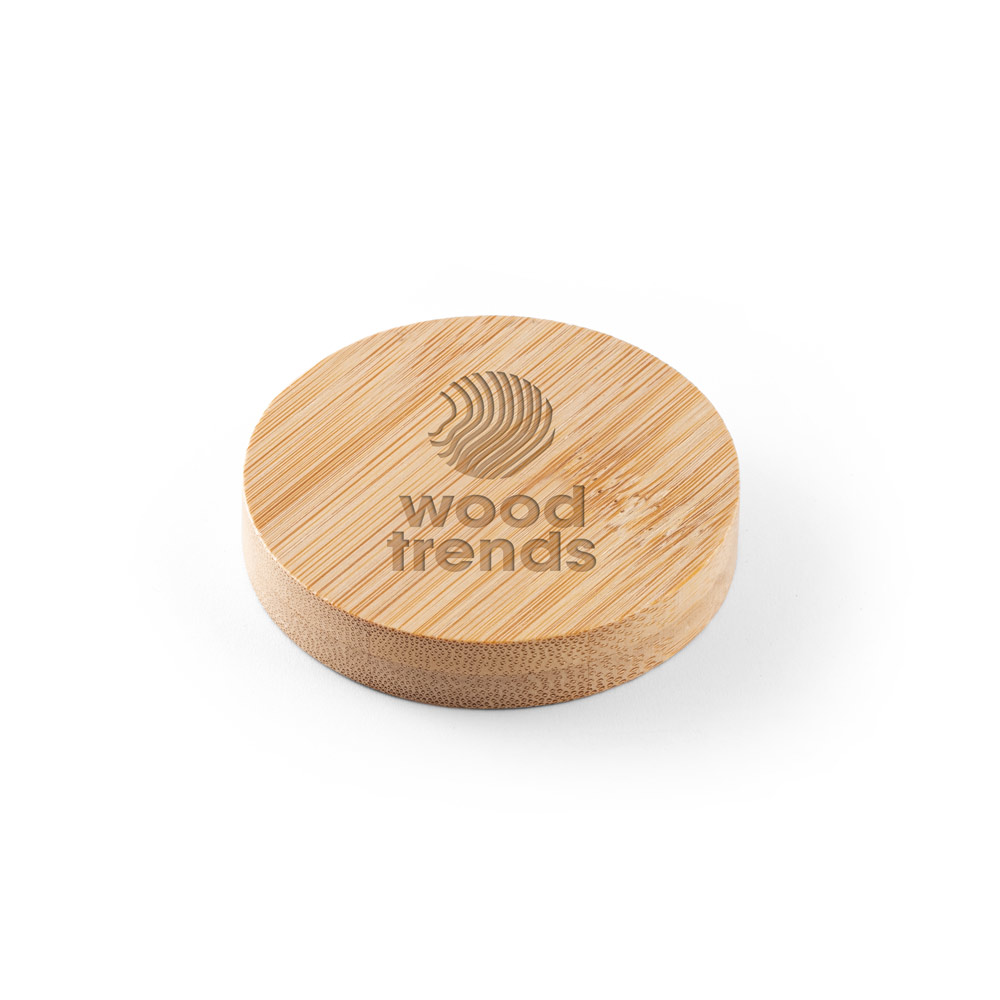 Porta Copos em Bambu Personalizado - segunda imagem