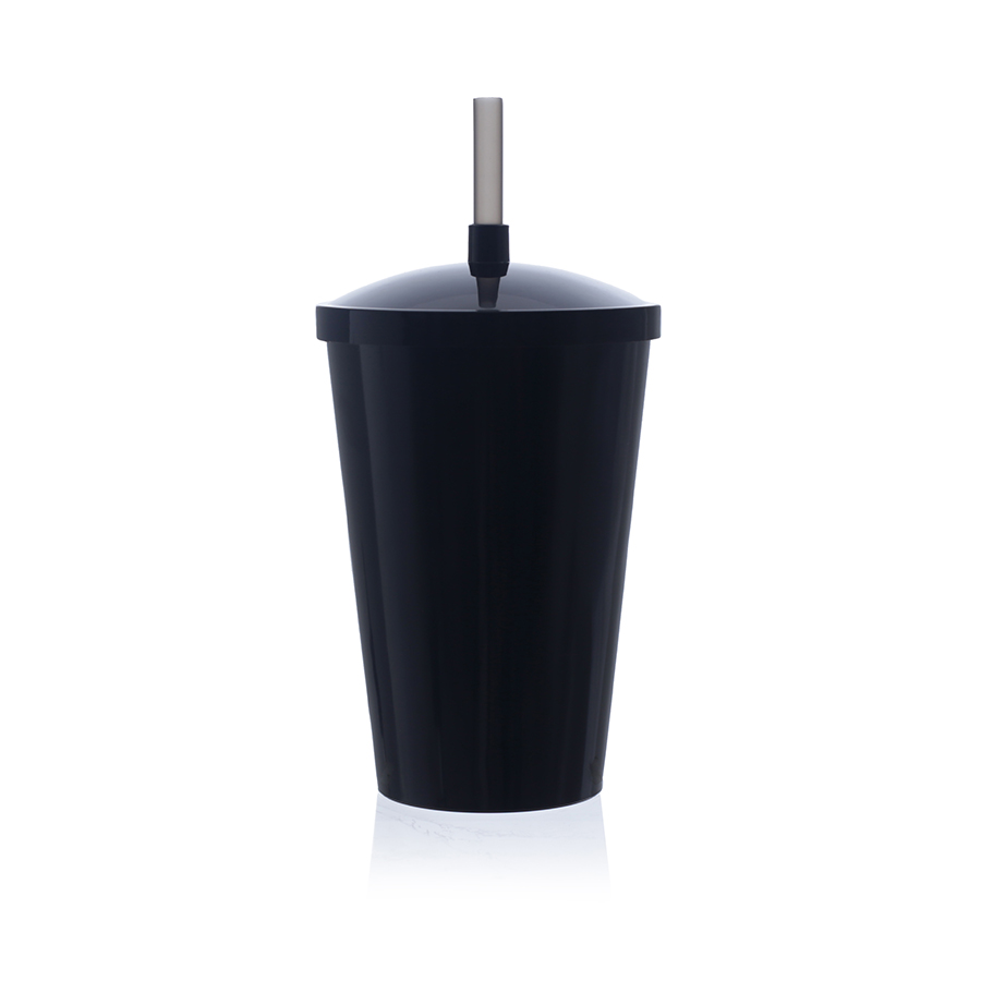 Copo Espiral com Tampa e Canudo 750ml Promocional - segunda imagem