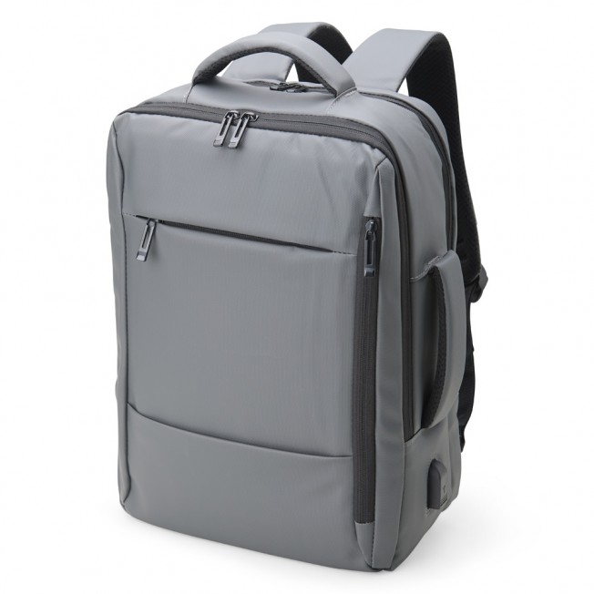 Mochila Couro Sintético USB 23 Litros para Brindes