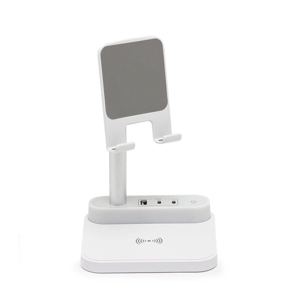 Base de Carregamento com Suporte Celular e Luminária Promocional - segunda imagem