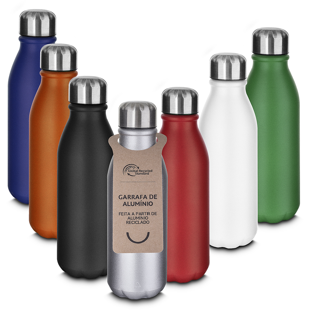 Garrafa em Alumínio de 550ml Promocional