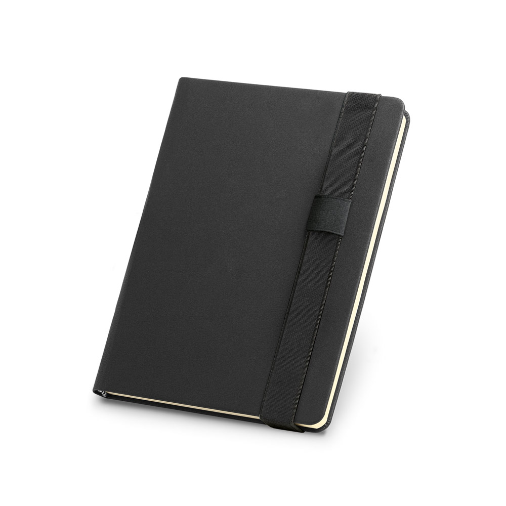 Caderno A5 em Couro Sintético com Folhas Lisas para Personalizar - segunda imagem