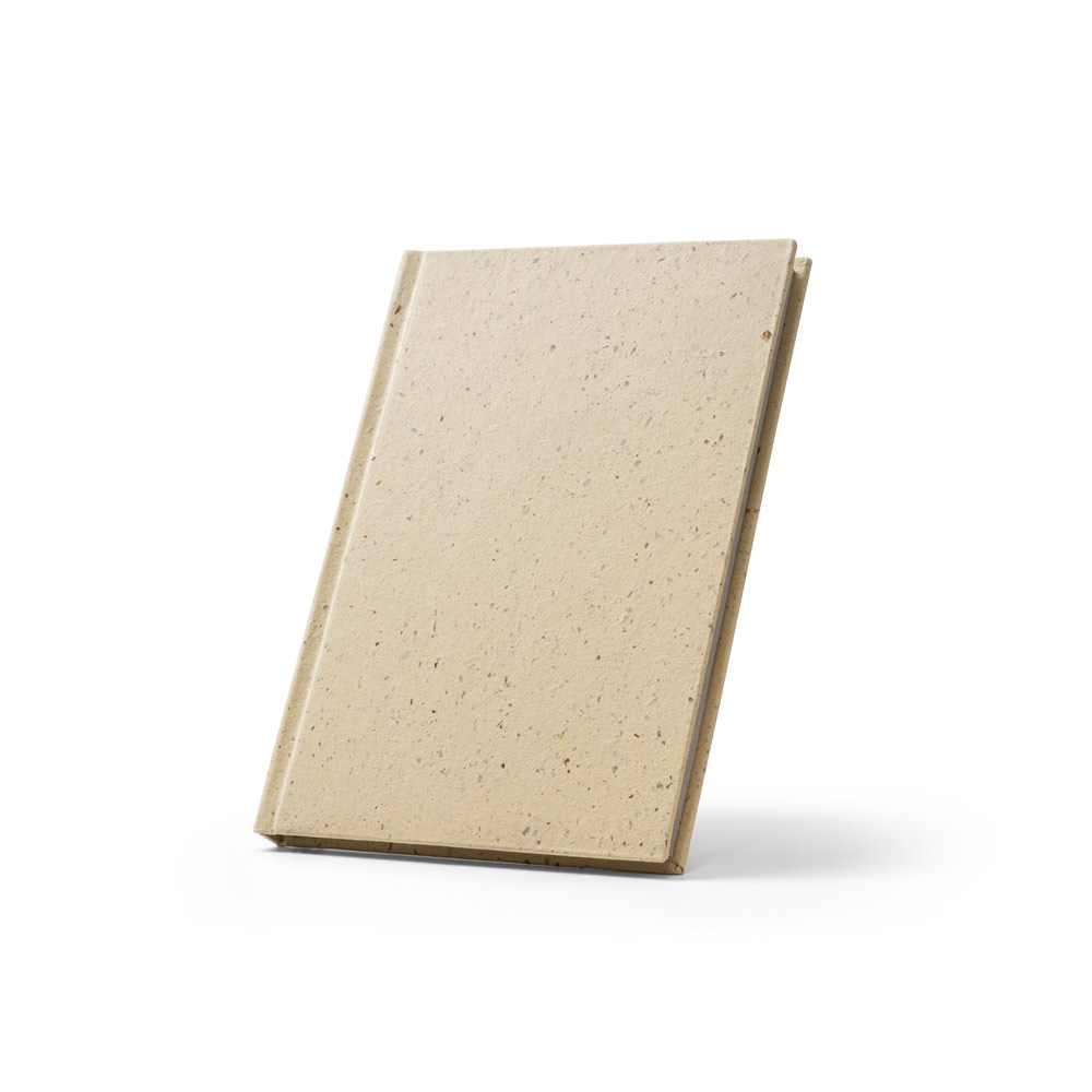 Caderno A5 com resíduos da cevada Personalizado - segunda imagem