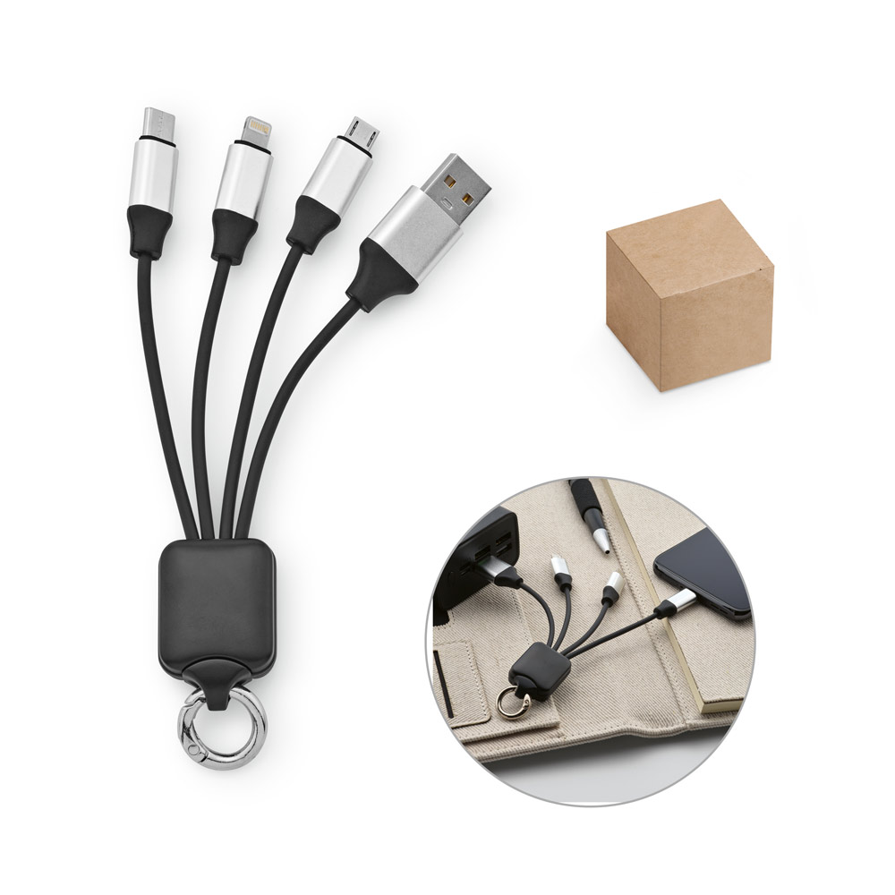 Cabo USB de carregamento rápido 3 em 1 Promocional