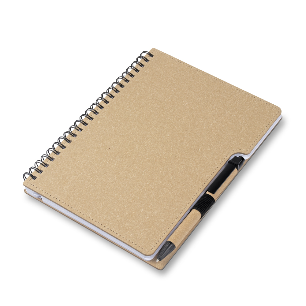 Caderno de Anotações em Papelão Reciclável Personalizado - segunda imagem