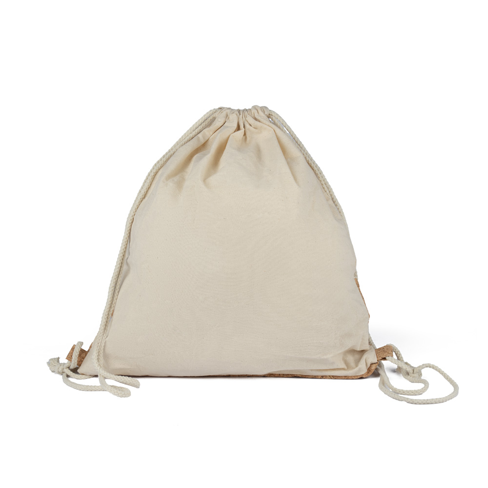 Sacola/Mochila de Algodão Promocional - segunda imagem