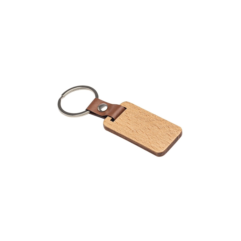 Chaveiro Madeira Retangular Personalizado - segunda imagem