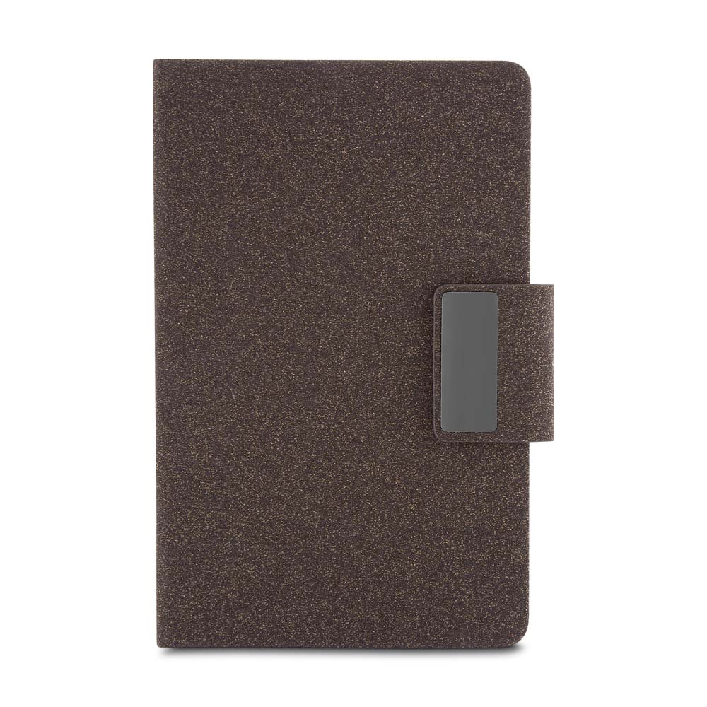 Caderno A5 em PU e fibra de café ou chá - segunda imagem