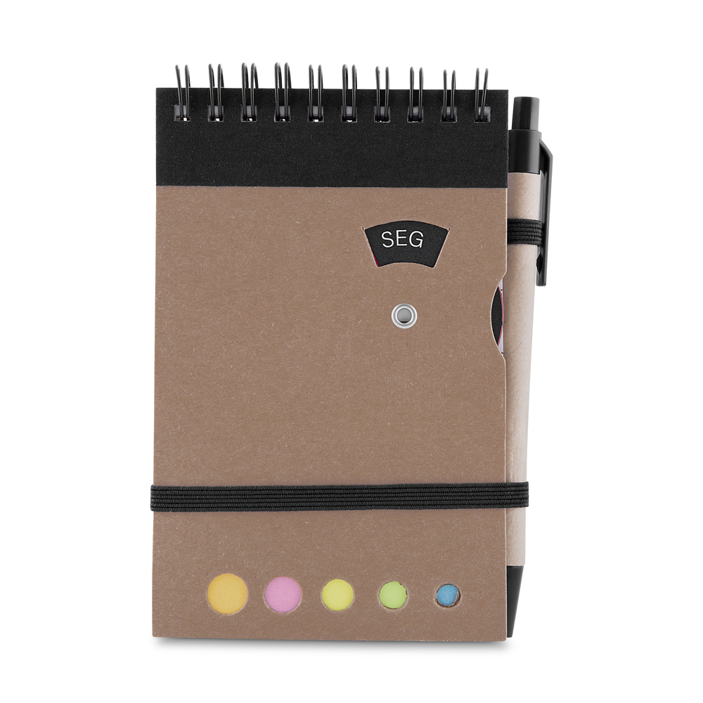 Mini caderno A6 com caneta - segunda imagem