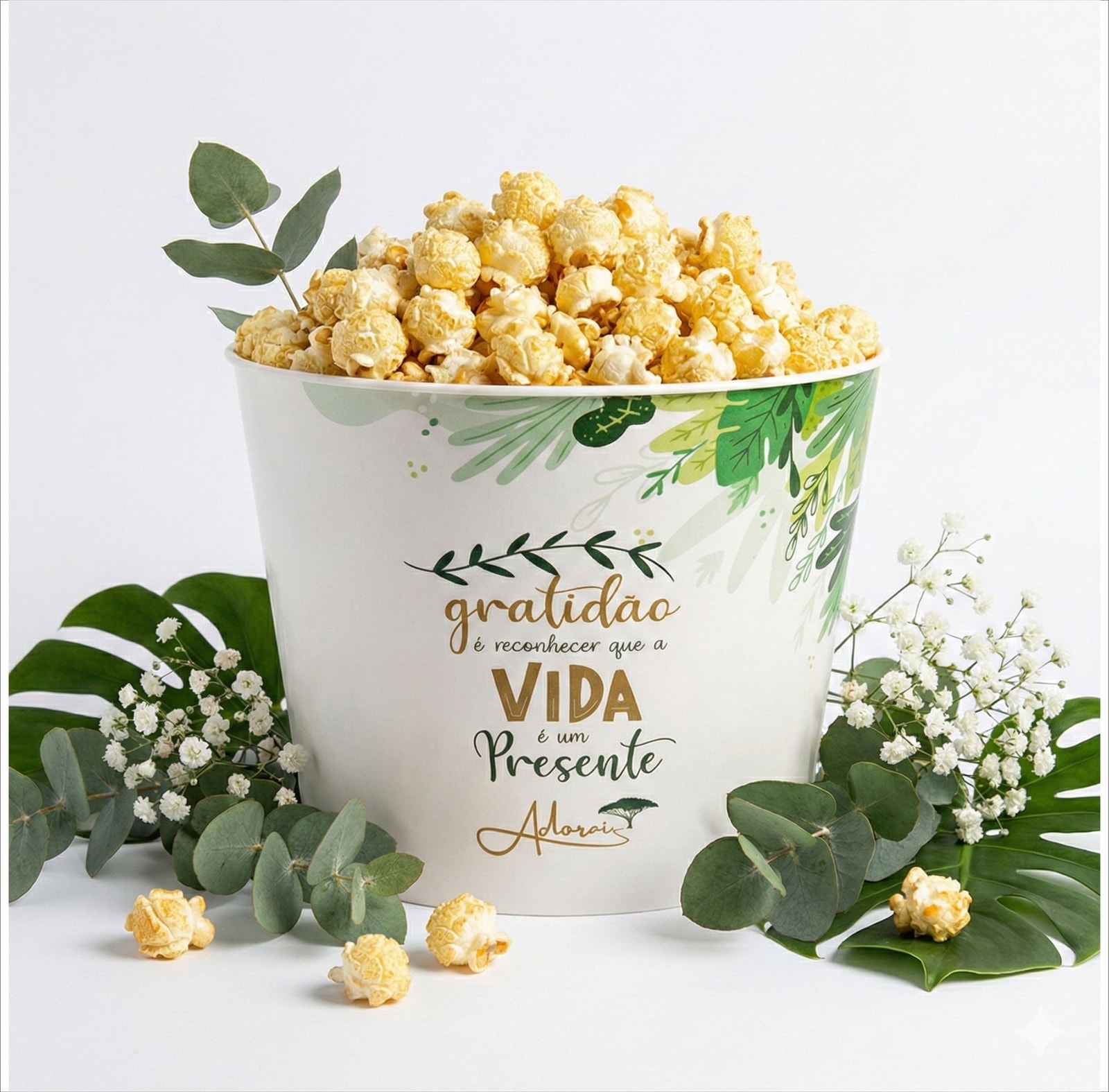 BALDE DE PIPOCA 3,0 LITROS IN MOLD LABEL - segunda imagem