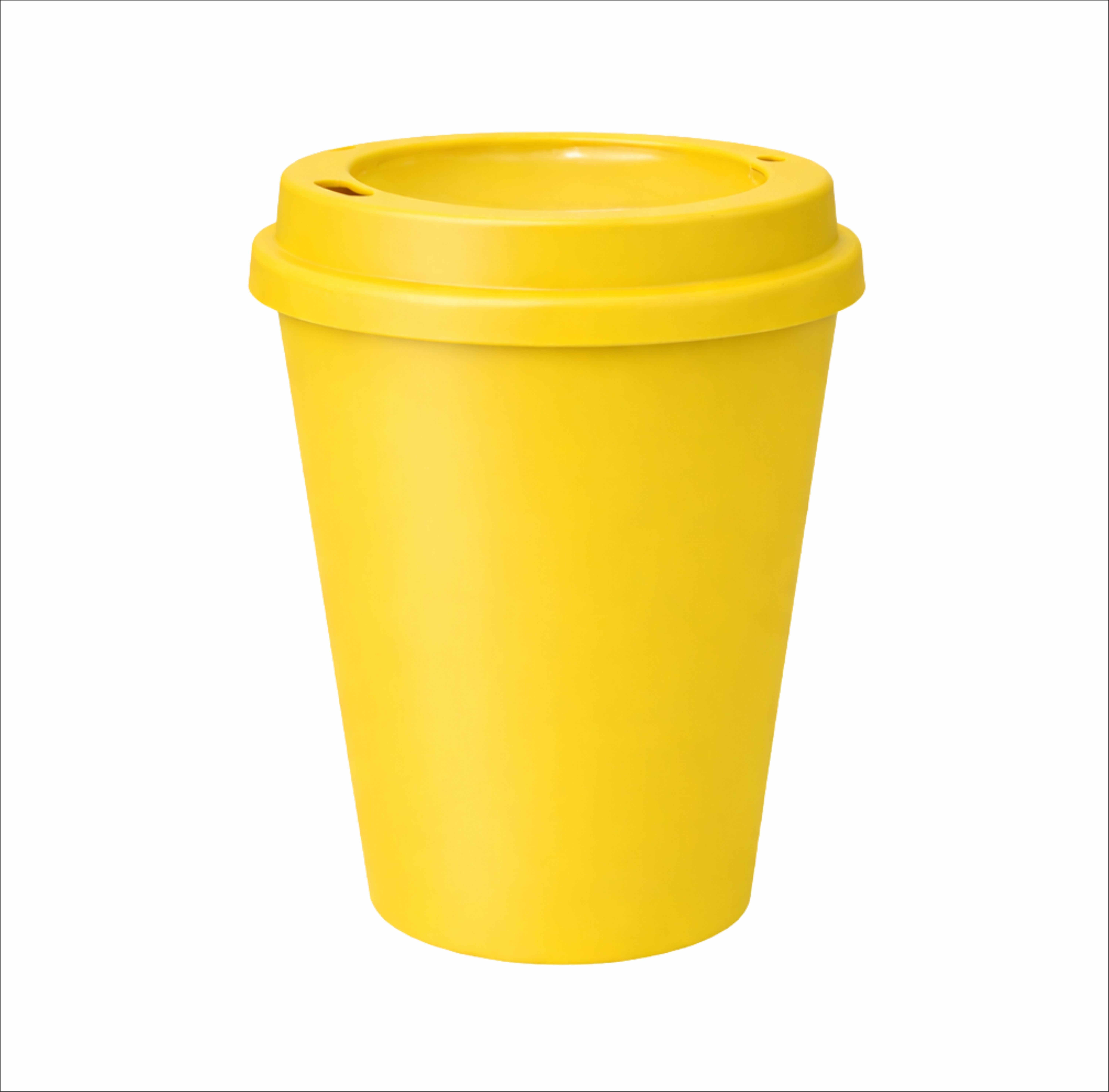 Copo Plástico com Tampa de Café 350ml - segunda imagem