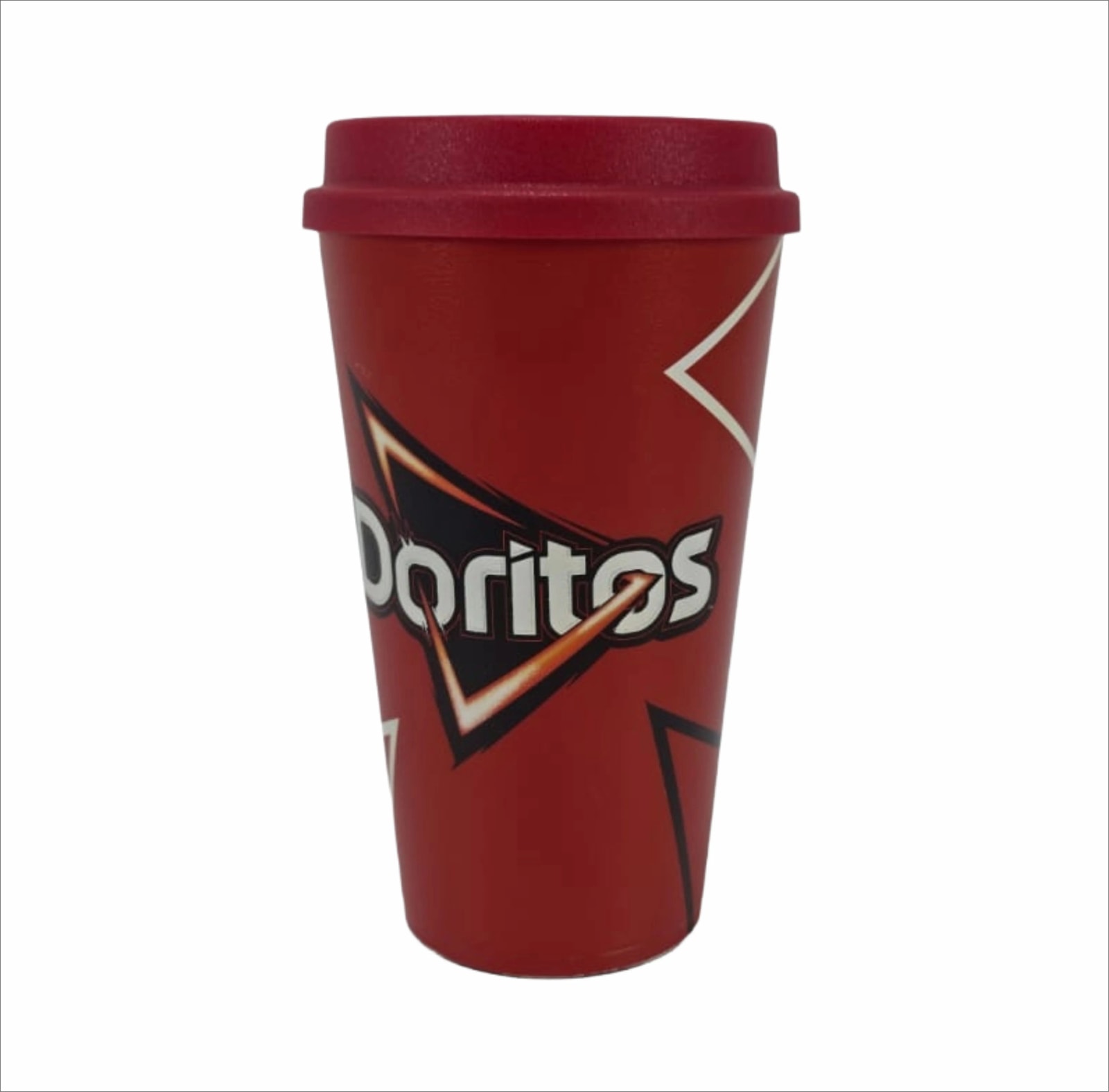 Copo Plástico In Mold Label com Tampa de Café 550ml