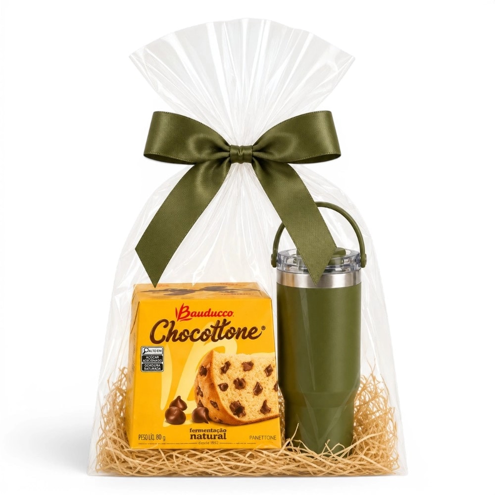 Kit Especial com Chocottone e Copo Termico - imagem 1
